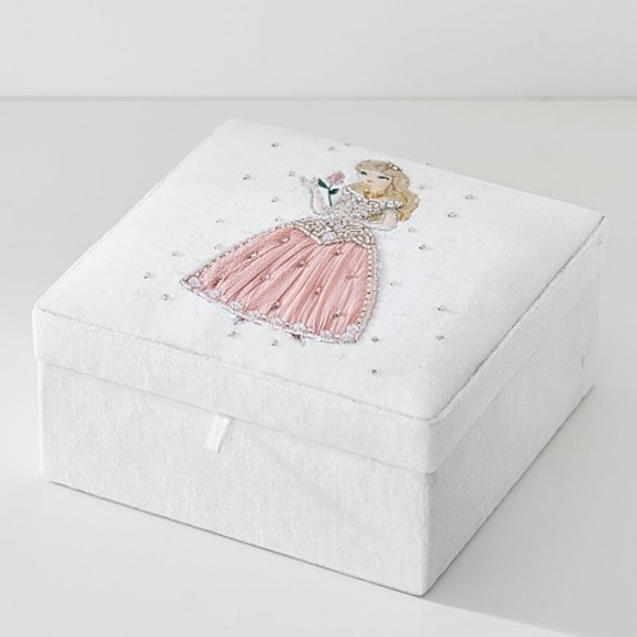 Pottery Barn Disney Princess Jewellery Box Collection Aurora Beauty and Beast - Picture 1 of 8